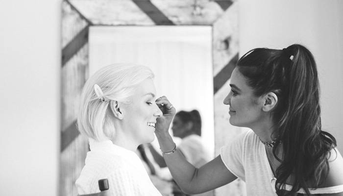 Kendall & Jackson Wedding Makeup